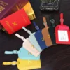 Travel Luggage Tag Name White